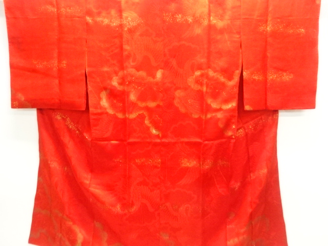 Japanese Kimono / Chirimen Kinsha Silk